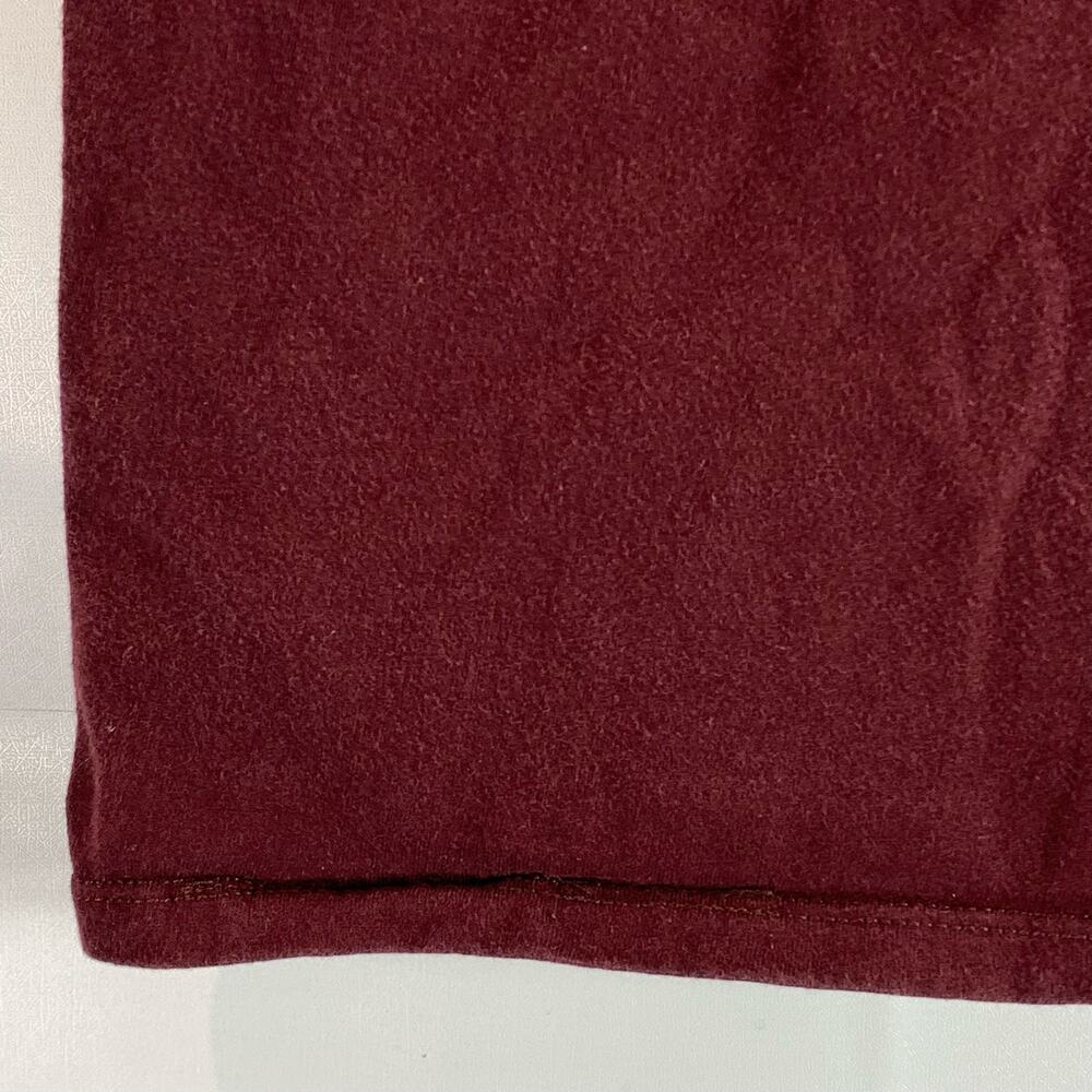 CHAMPION Men's Burgundy Script Logo Crewneck Regular-Fit T-Shirt SZ XL - Picture 8 of 9